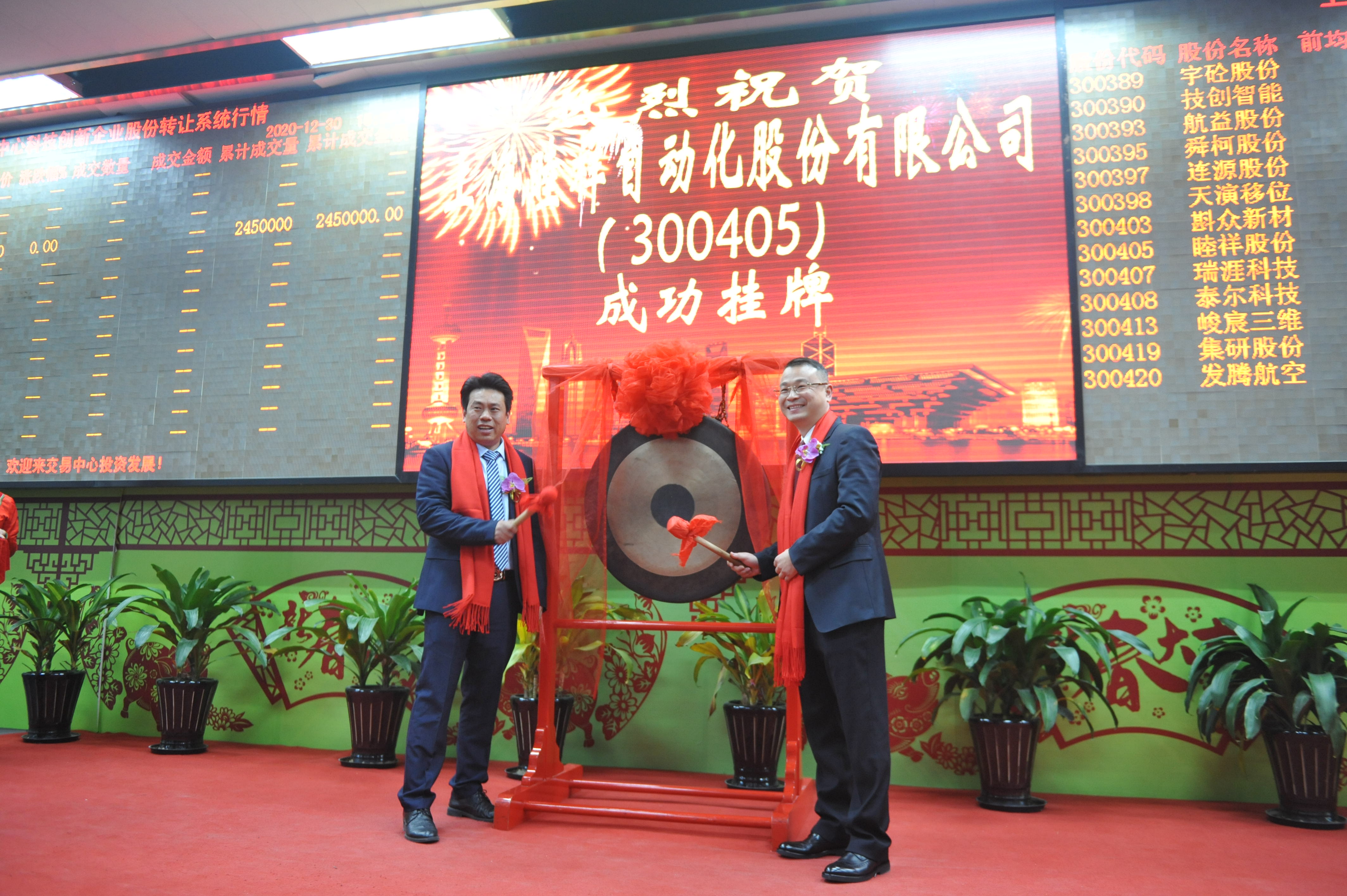 熱烈慶祝上海睦祥正式在上海股權(quán)托管交易中心掛牌上市！